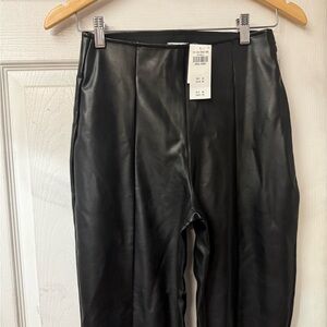 Abercrombie pants- black vegan leather